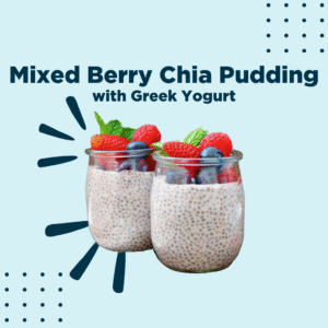 Mixed Berry Chia Pudding with Greek Yogurt