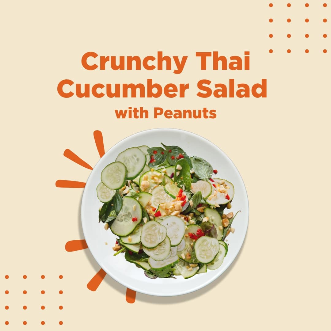 Crunchy Thai Cucumber Salad With Peanuts Canteen