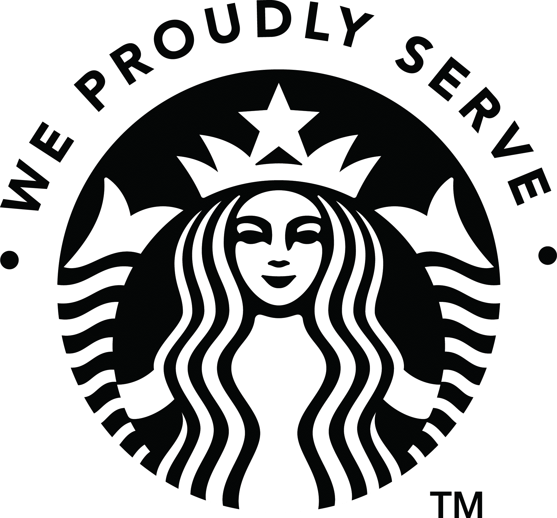 We proudly serve Starbucks